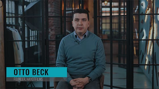 Otto Beck interview for video production in Czech Republic