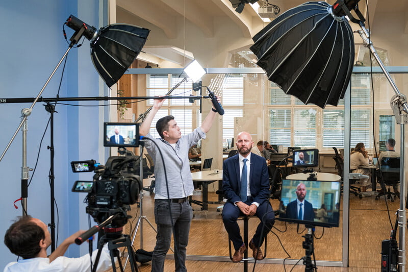 Two Camera Corporate Interview Setup: Our Cameras and Lighting Setup ...