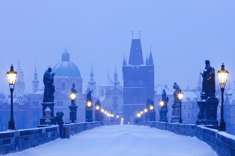 Charles Bridge - Prague In December
