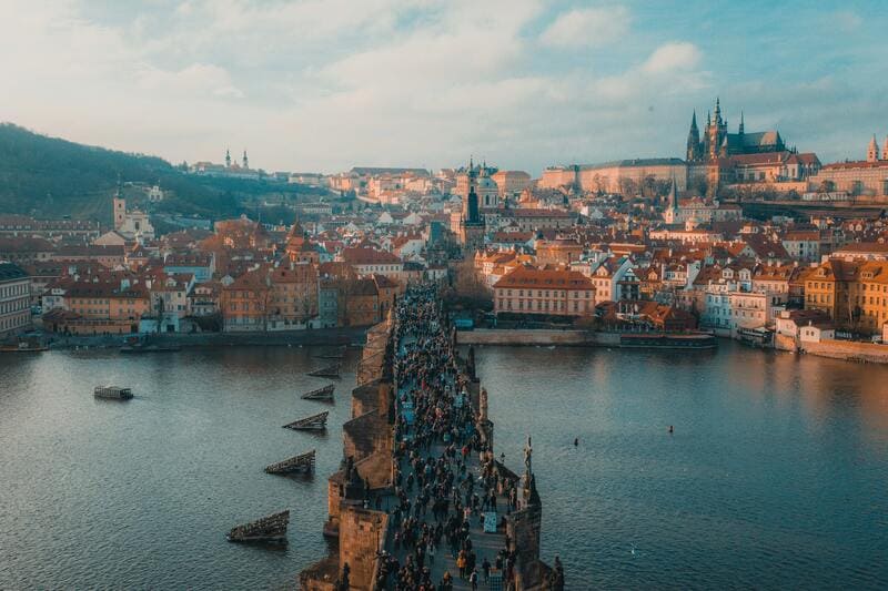Crowd - Prague in December