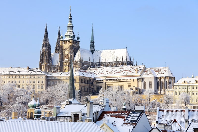 Prague Castle in Winter