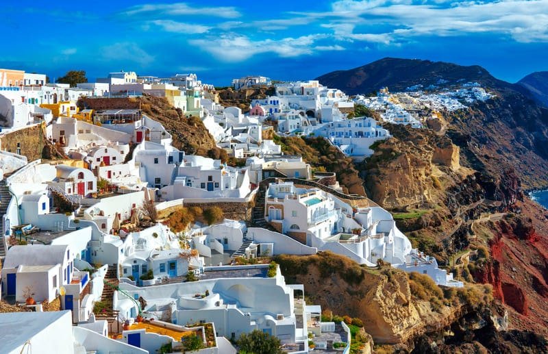 Santorini in Greece