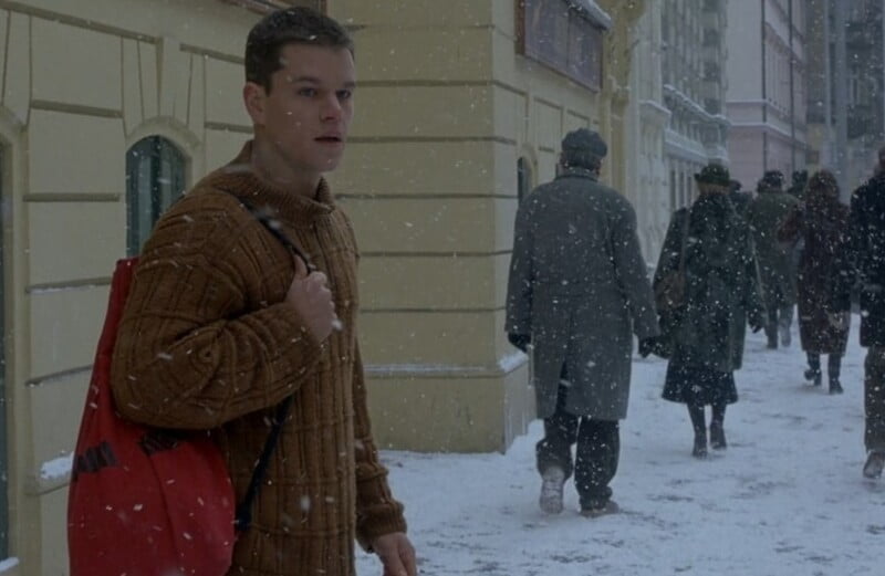 The Bourne Identity scene in Prague