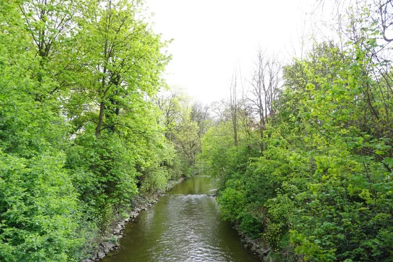 Campa Island in Prague, Czech Republic