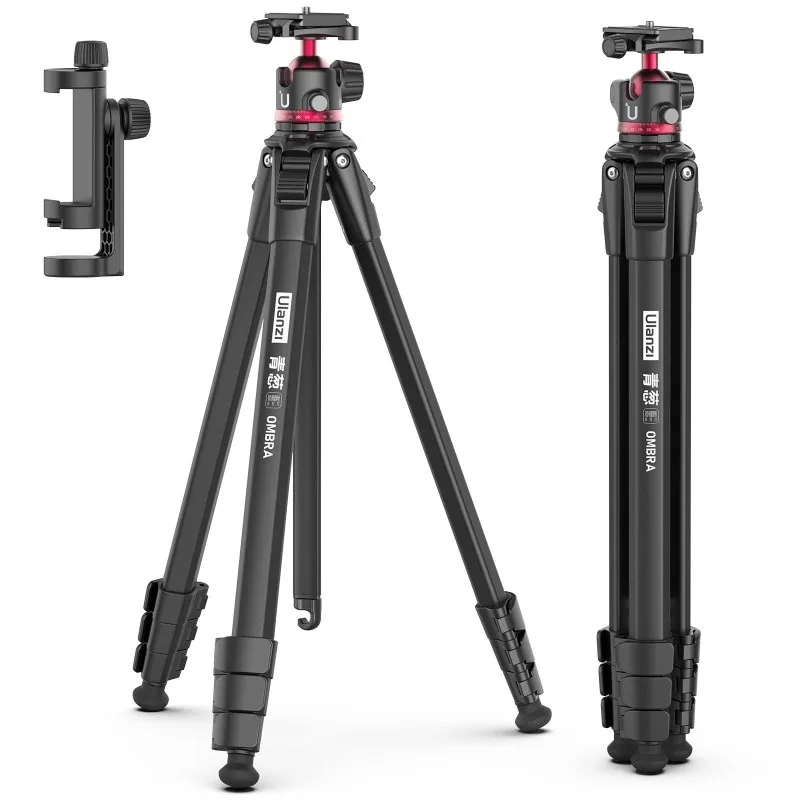 A sleek and modern tripod designed for photographers, featuring sturdy legs and adjustable height.