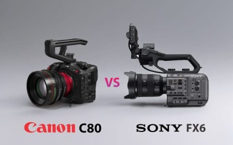 Canon C80 vs Sony FX6: Which Filmmakers Should Buy? A comparison between the Canon C80 and Sony FX6 cameras, showcasing their designs and features.